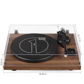 1 BY ONE Record Player Wireless Turntable HiFi System 36 Watt.