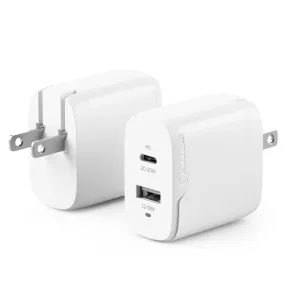 2 Port 32W Rapid Power USB-C GaN Wall Charger