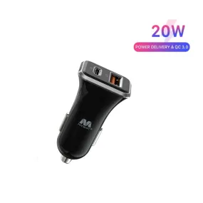 2-Port Fast Charging Power Delivery Quick Car Charger (36W)