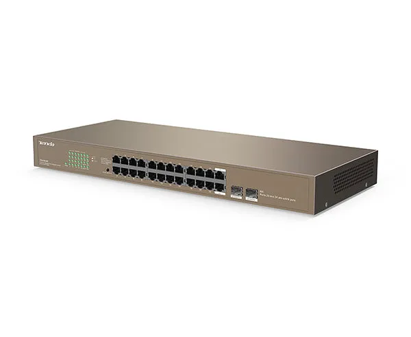 24-Port Gigabit Unmanaged Switch with 2 SFP Slots