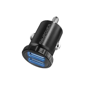 24W 4.8A Mini Dual USB Car Adapter 2-Port Car Charger