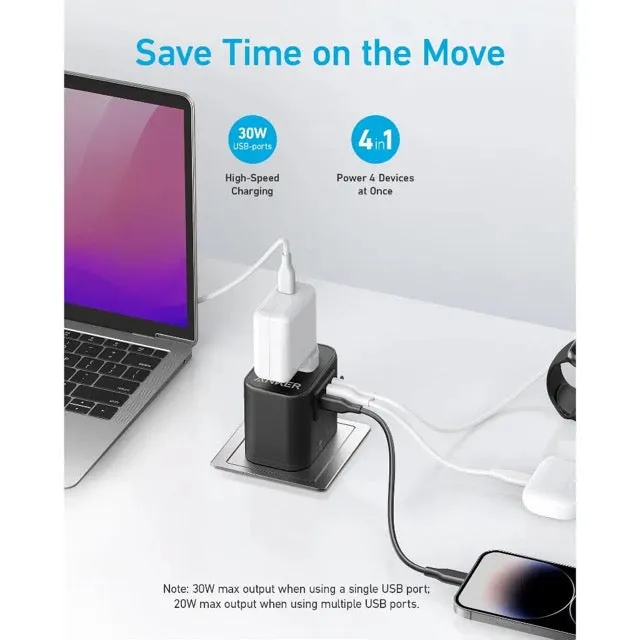 Anker PowerExtend Travel Adapter 30W With USB C Charger (A9212)