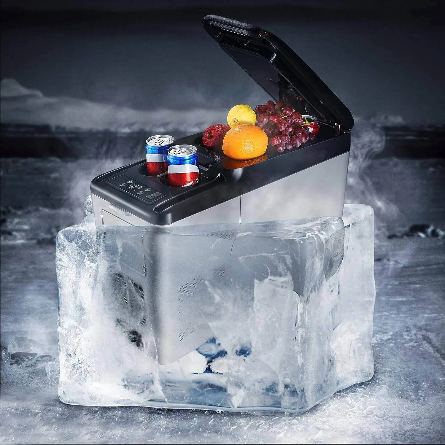 BODEGAcooler Mini Portable Car Fridge 16Qt/15L CF15