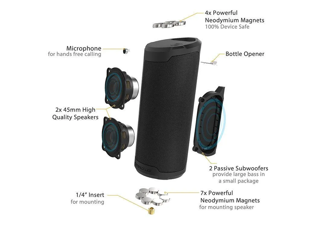 BoomBottle Waterproof Bluetooth Speaker