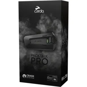 Cardo Packtalk Pro Bluetooth Intercom System Black