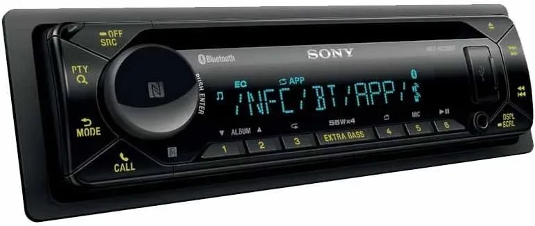 Certified Refurbished - Sony MEX-N5300BT Car Stereo Single Din Radio with Bluetooth, CD Player, USB/AUX