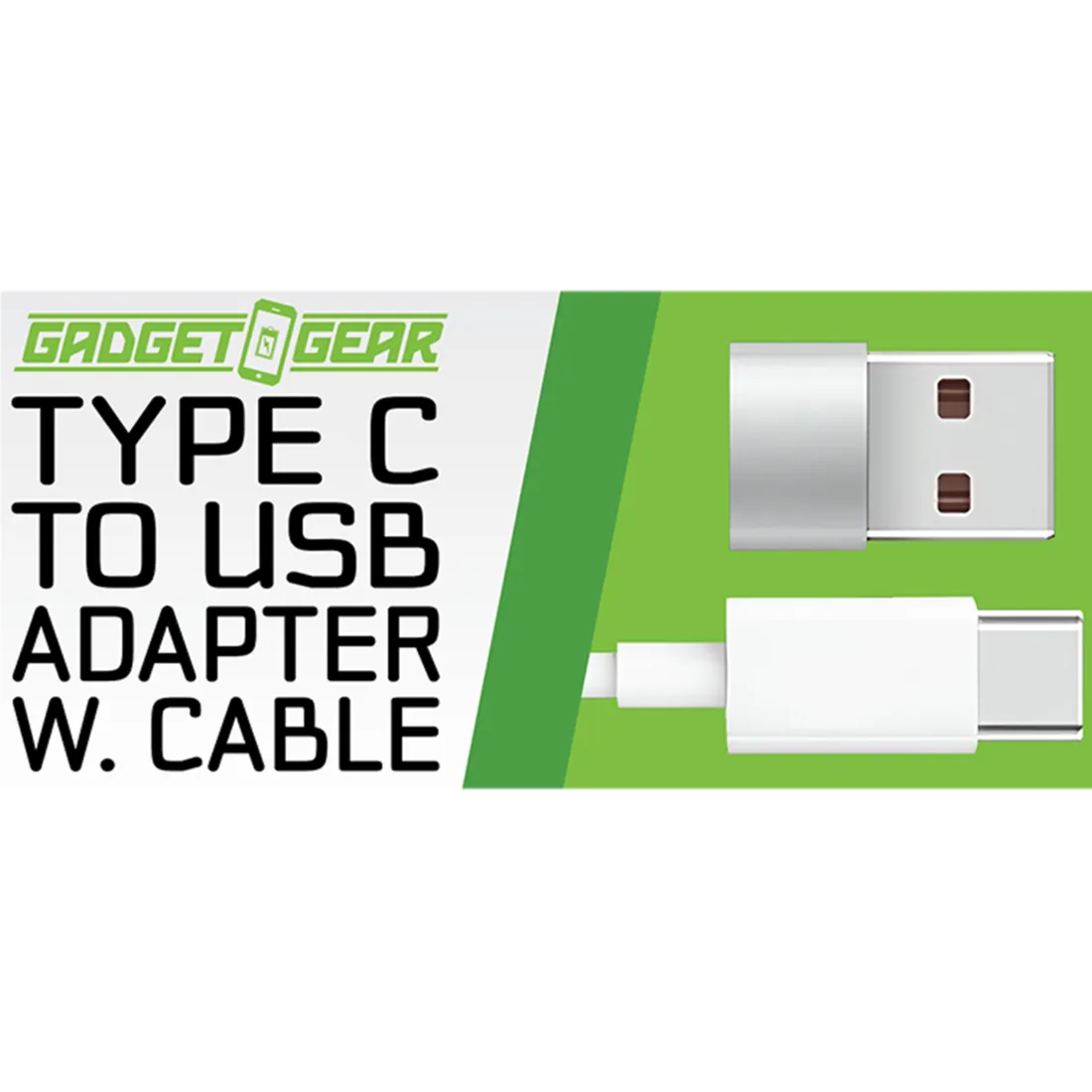 Charging Cable USB-C to USB-C with USB Adapter 3FT 3 Amp - 6 Pieces Per Retail Ready Display 24835