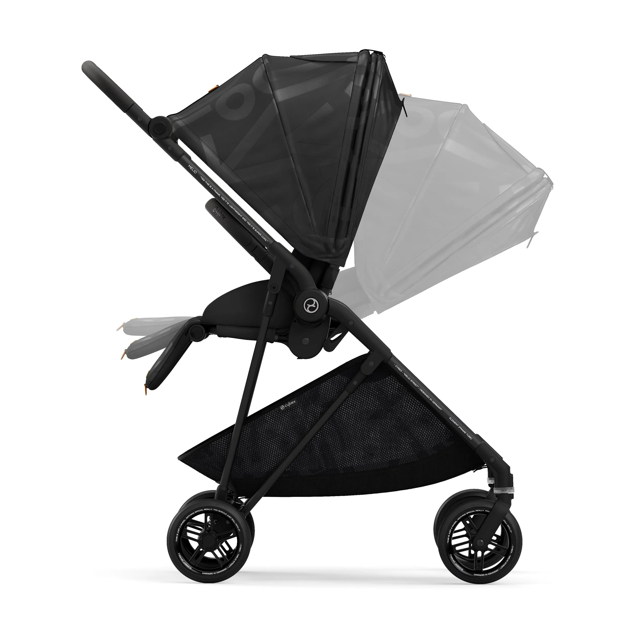 Cybex Melio Street Complete Stroller   Cot