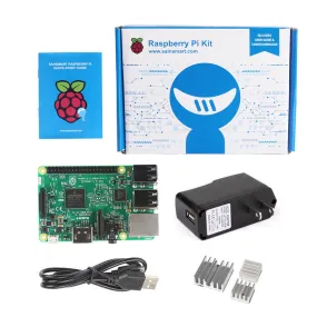 [Discontinued] RASPBERRY Pi 3 Model B 1.2GHz Quad Core 64Bit 1GB RAM   USB Power Supply   3x Heatsink Basic Kit (2016 Model)