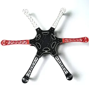 F550 Hexacopter Drone Frame With Integrated PCB.