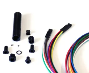 Fiber Breakout Kit, 40" Leads, 12 Strand with 3mm Tubing