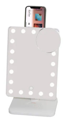 glam studio bluetooth vanity mirror