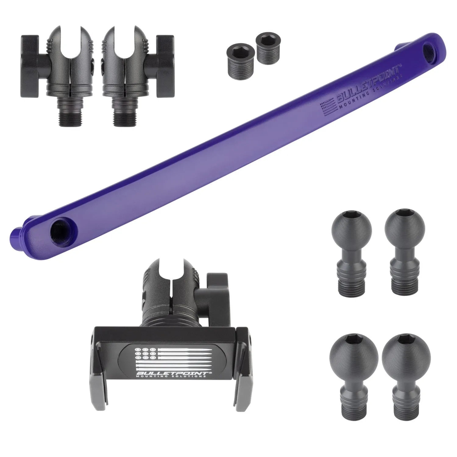 Grab Bar Insert Replacement with 2 Mounting Points 2011-2018 Jeep Wrangler JK - Purple