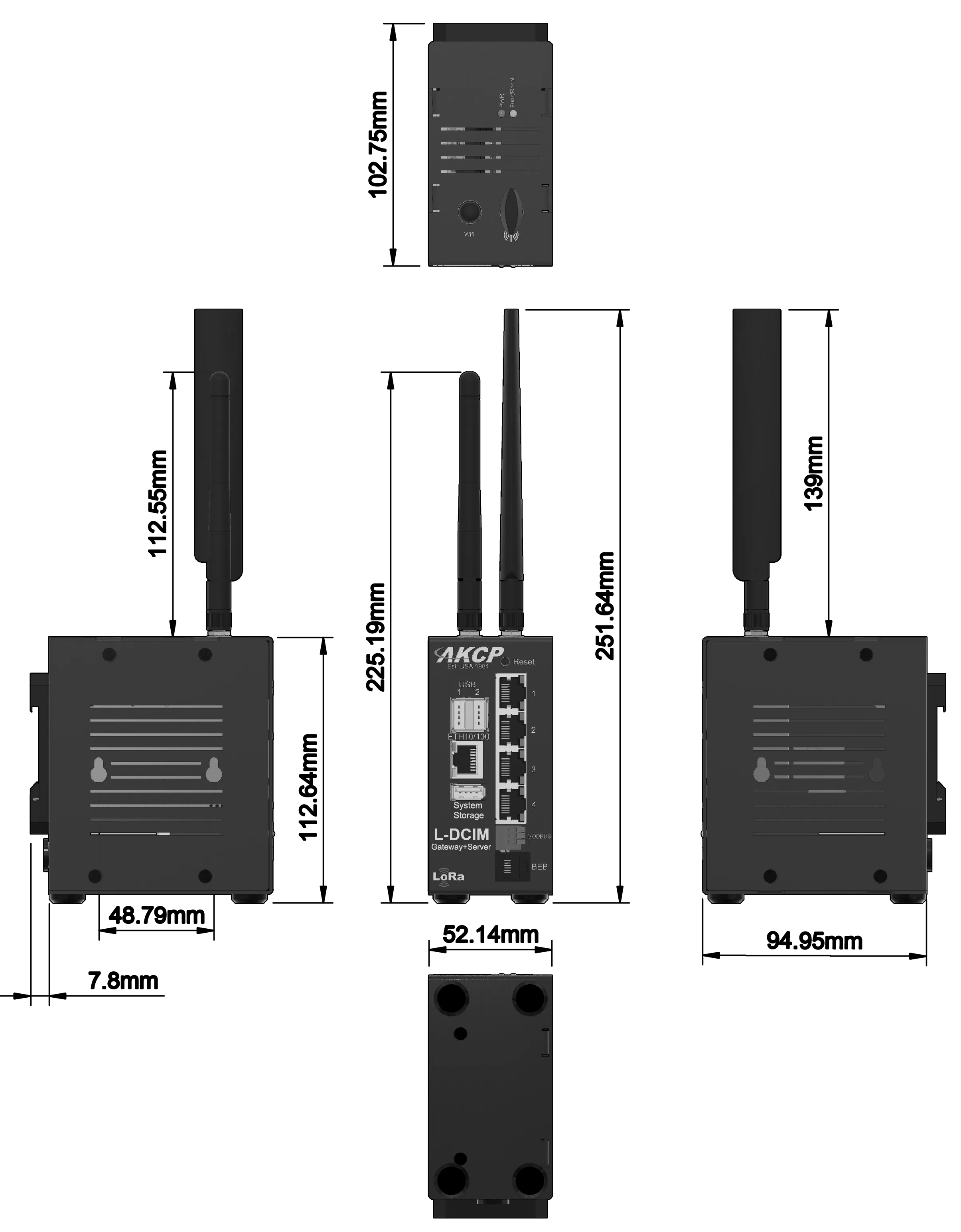 L-DCIM - LoRa WIRELESS SENSOR GATEWAY