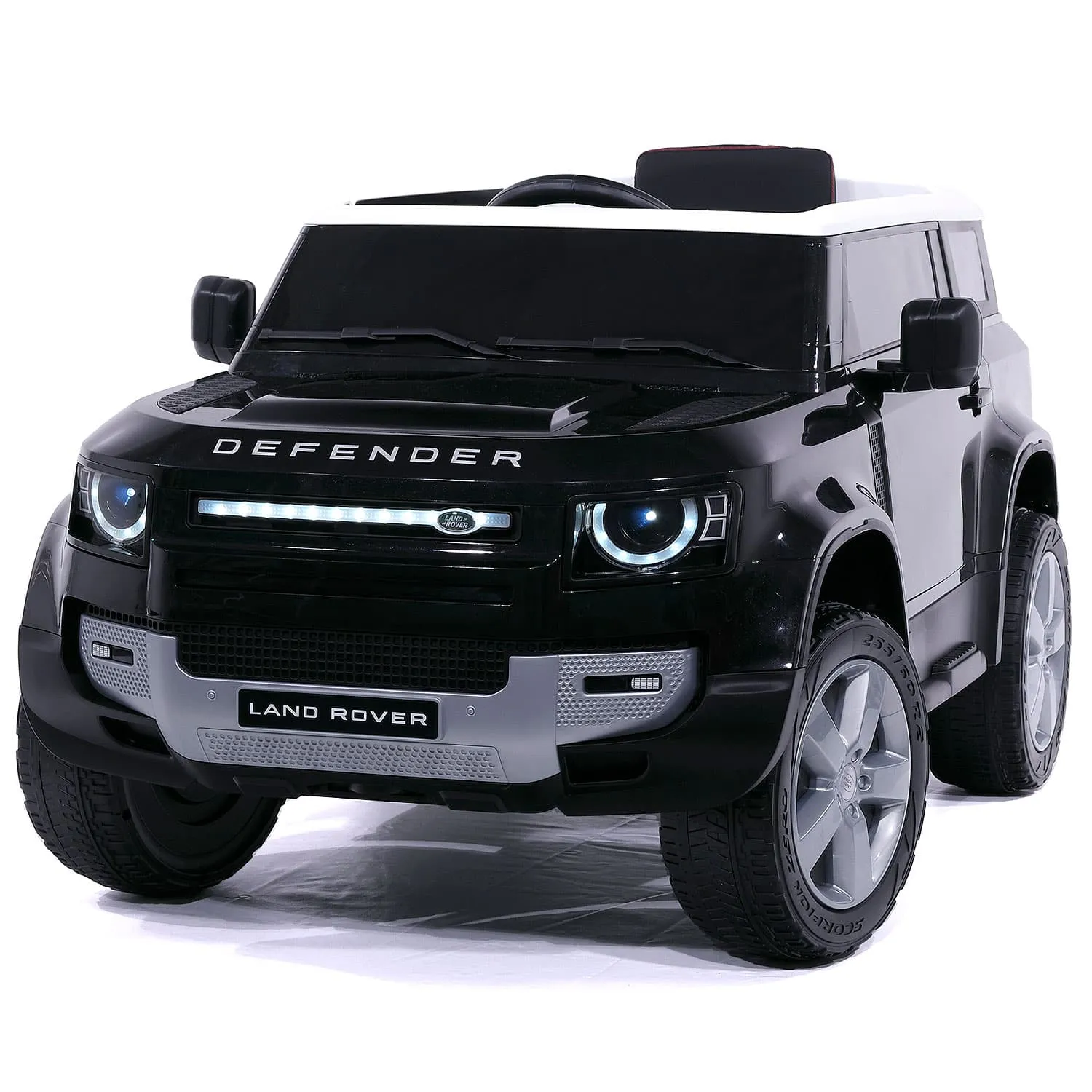 Land Rover Defender 12v Kids Ride-on Car With R/c Parental Remote | Black