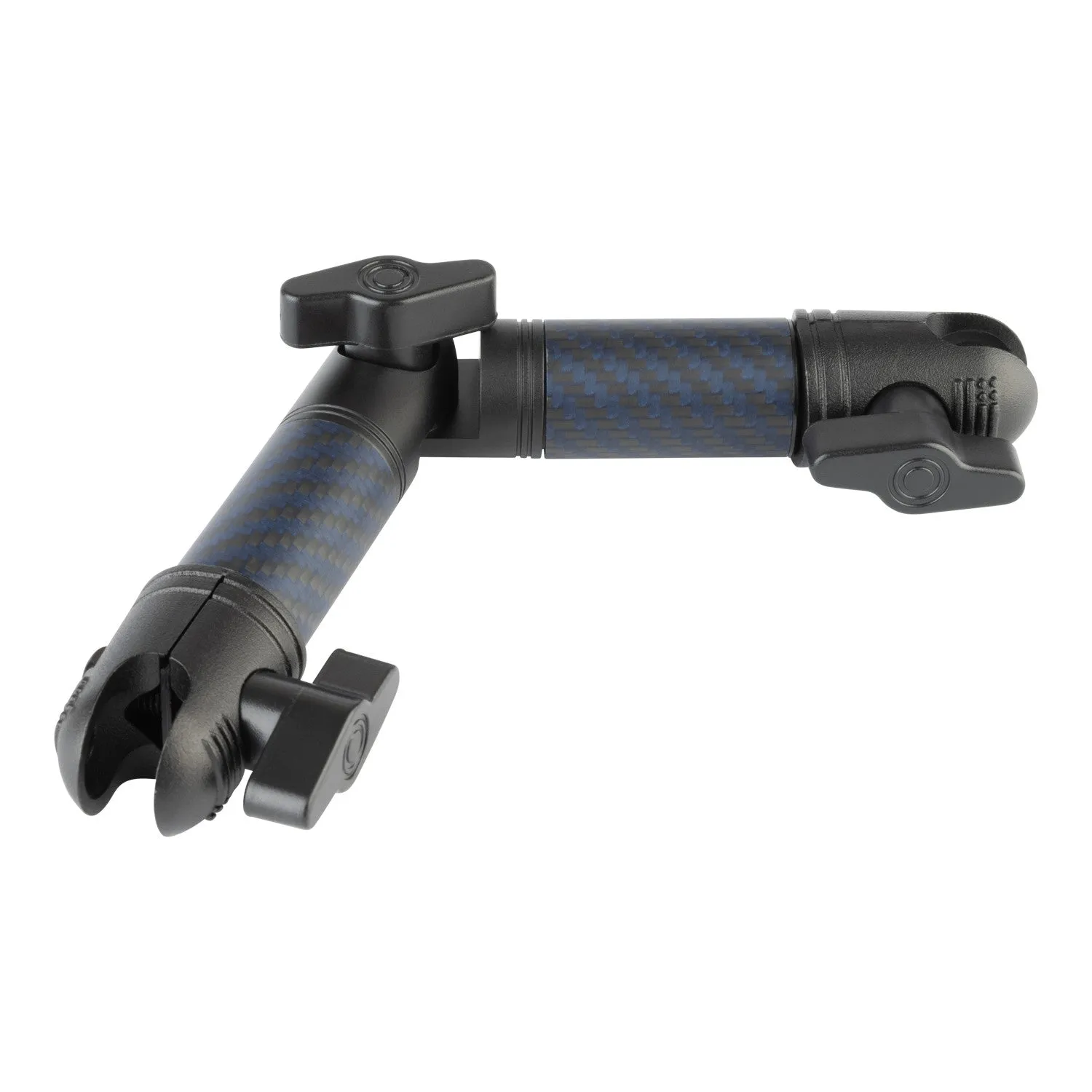 Locking Adjustable Carbon Fiber   Kevlar Mounting Arms with Articulating Joint (various sizes)