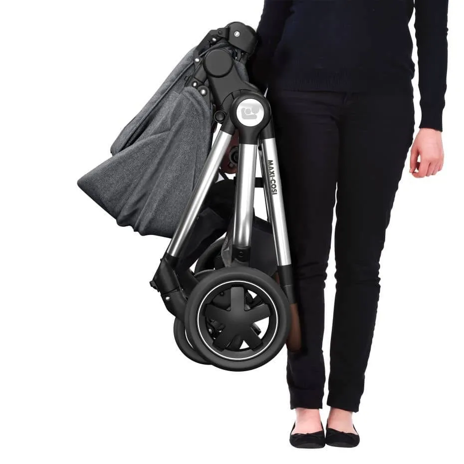 Maxi-Cosi Adorra Luxe Pebble 360 Travel System - Includes Base