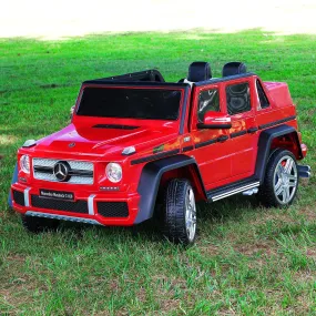 Mercedes Maybach G650 12v Kids Ride-on Car With Parental Remote | Cherry Red