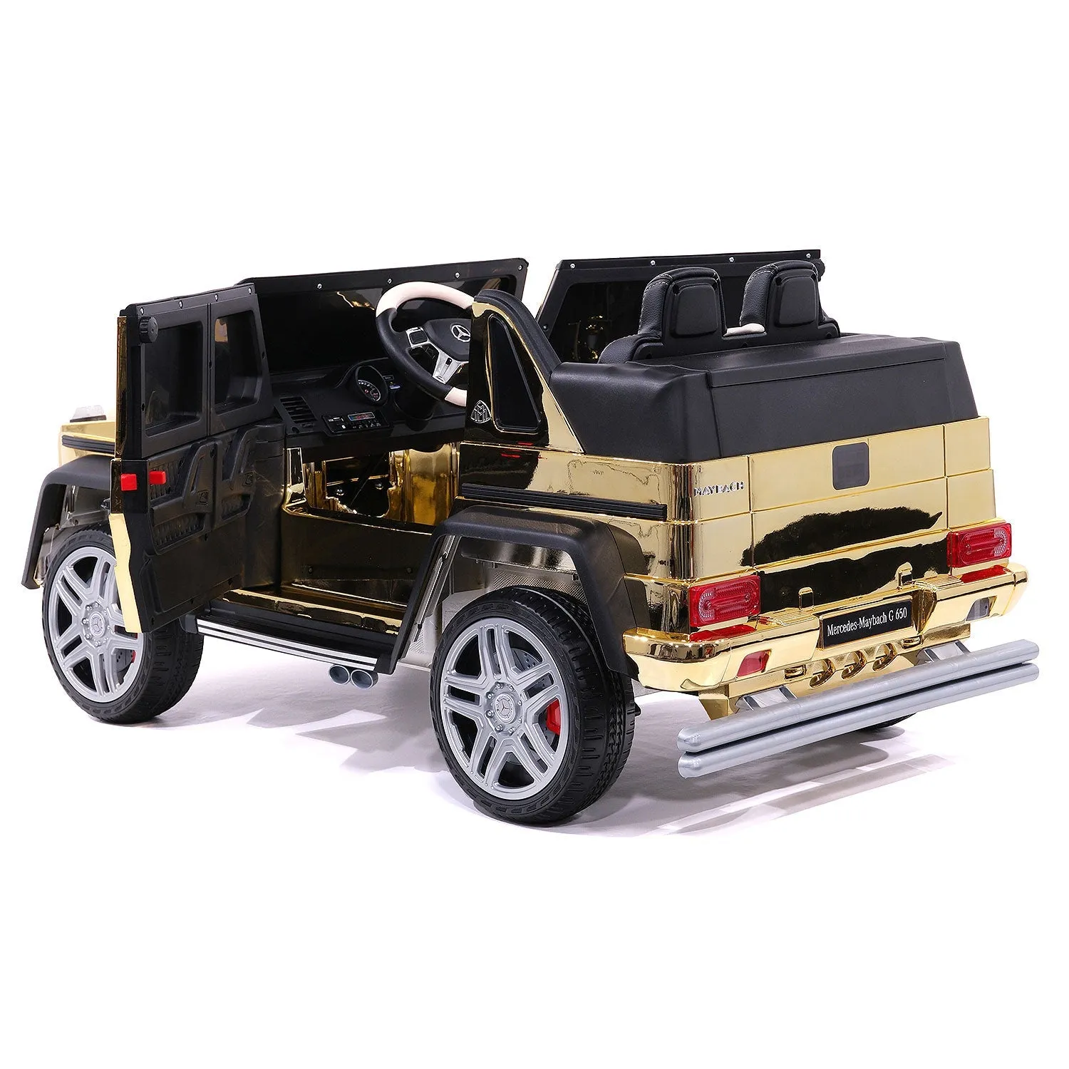 Mercedes Maybach G650 12v Kids Ride-on Car With Parental Remote | Gold