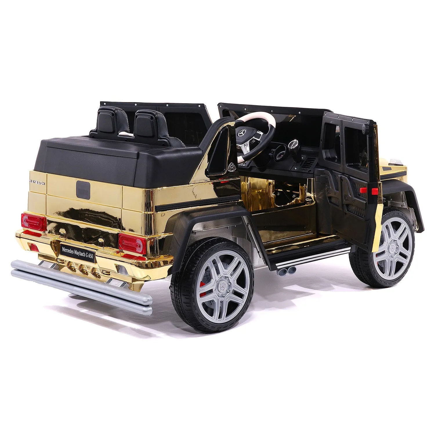 Mercedes Maybach G650 12v Kids Ride-on Car With Parental Remote | Gold