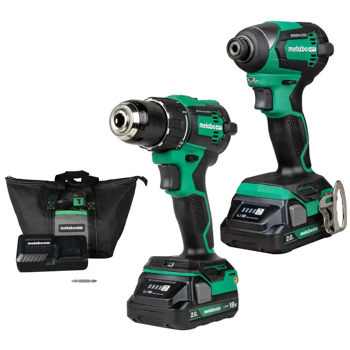 Metabo Brushless Driver Drill & Brushless Impact Driver Kit