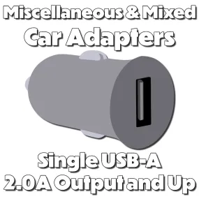 Miscellaneous & Mixed Car Adapters Single USB (2.0A Output and Up) - 1 Adapter