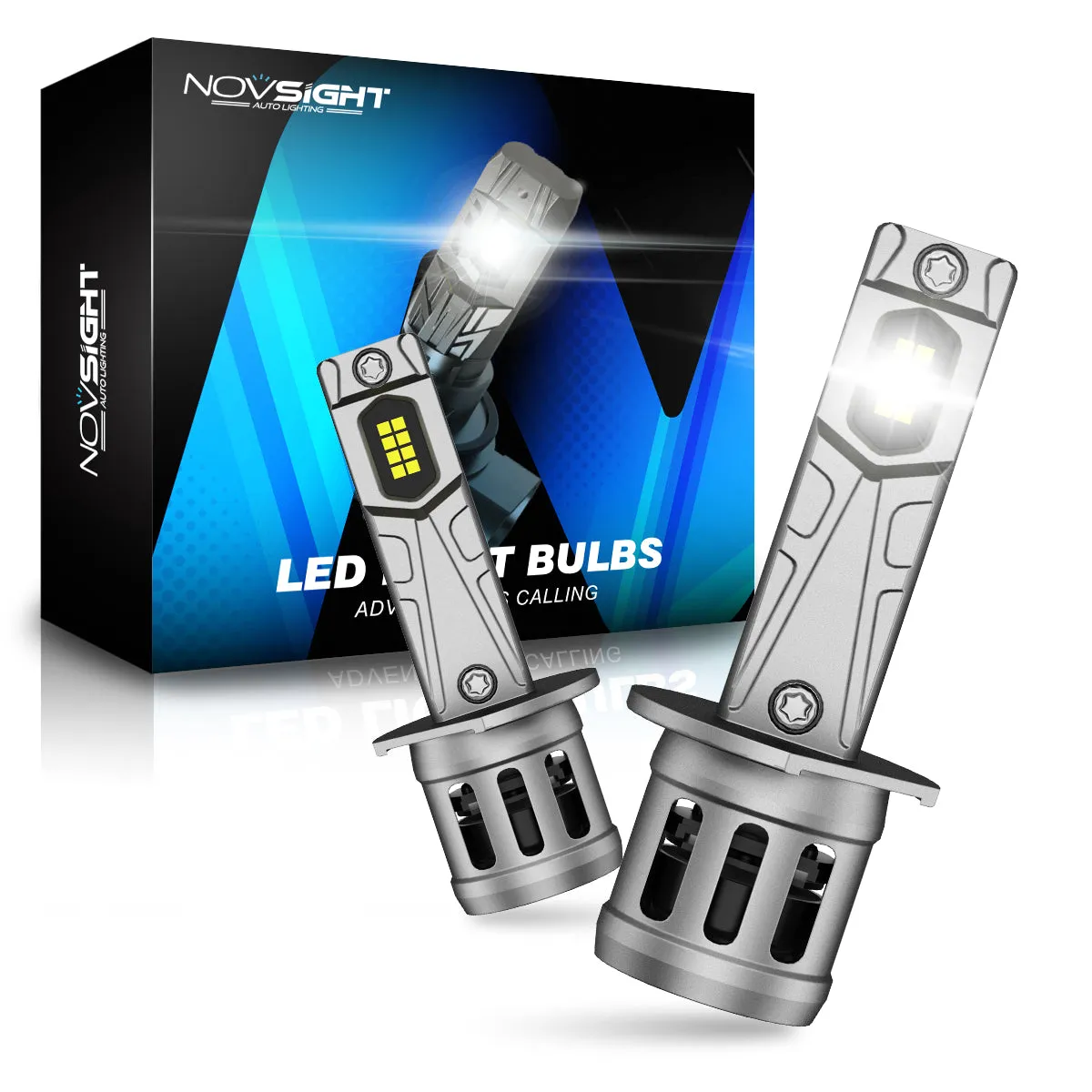 N63 Series Mini Wireless | H1 LED Bulbs Original Mini Size Plug N Play 90W H1 Car Lights |2 Bulbs