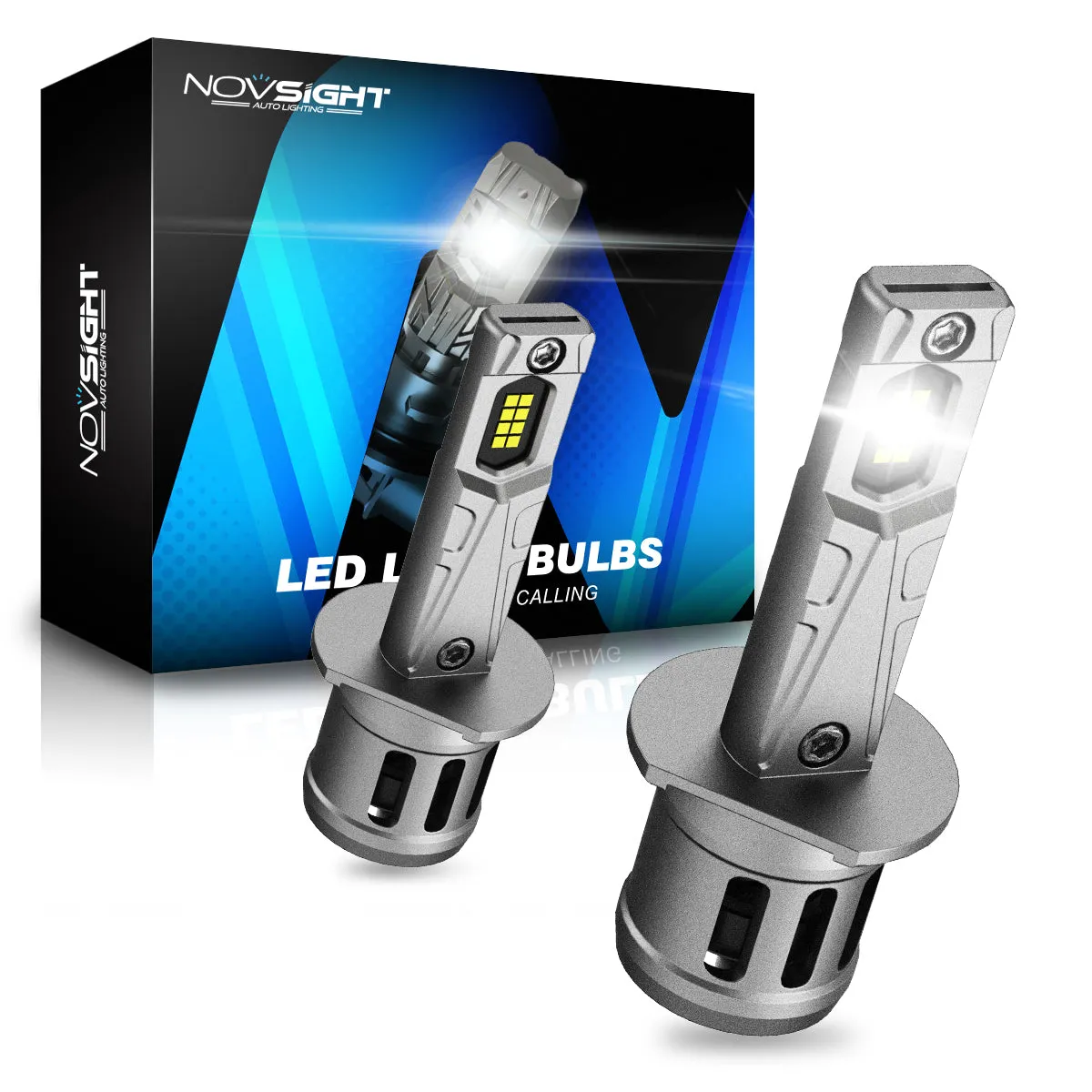 N63 Series Mini Wireless | H1 LED Bulbs Original Mini Size Plug N Play 90W H1 Car Lights |2 Bulbs