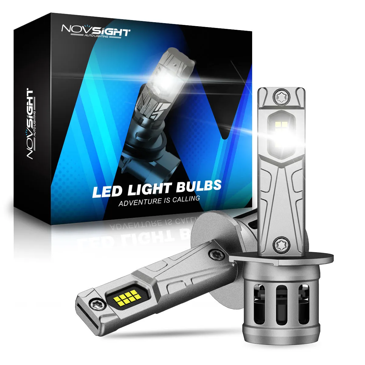 N63 Series Mini Wireless | H1 LED Bulbs Original Mini Size Plug N Play 90W H1 Car Lights |2 Bulbs