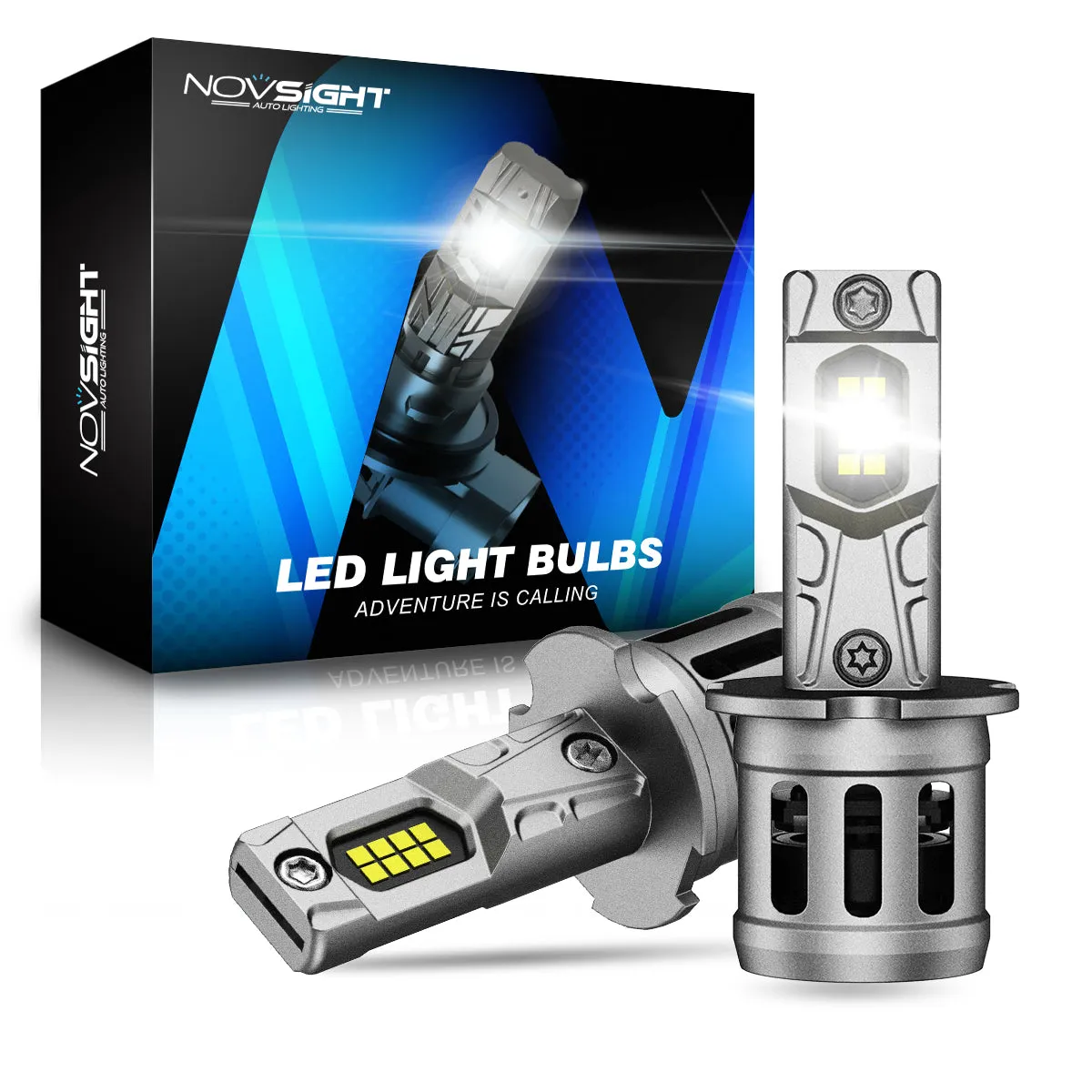 N63 Series Mini Wireless | H3 LED Bulbs Original Mini Size Plug N Play 90W Fog Lights |2 Bulbs