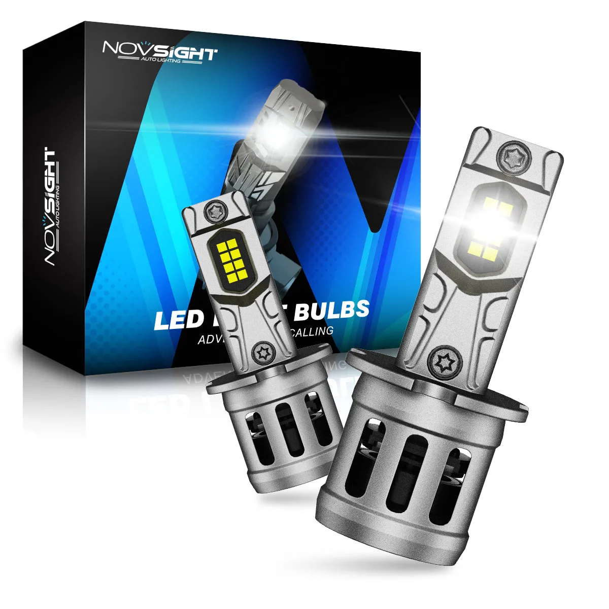 N63 Series Mini Wireless | H3 LED Bulbs Original Mini Size Plug N Play 90W Fog Lights |2 Bulbs