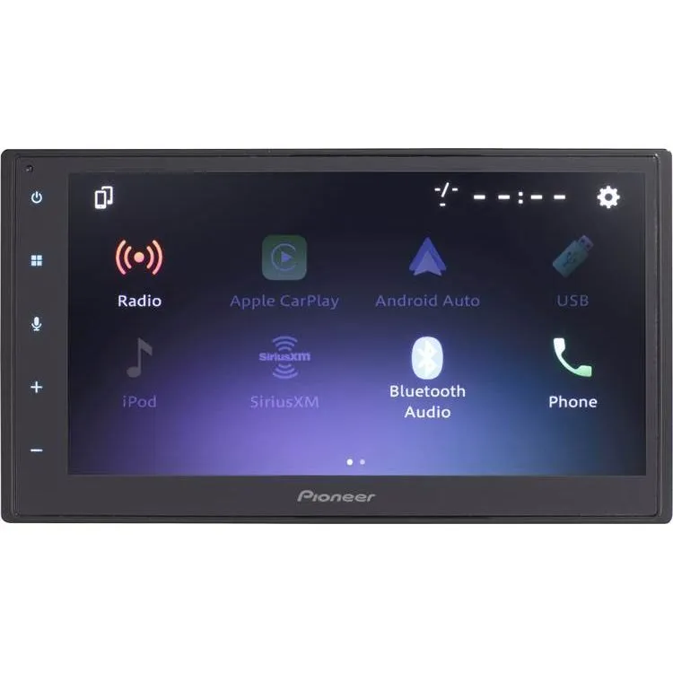 High-Performance Pioneer DMH-W2770NEX 7-Inch Multimedia Receiver with Apple CarPlay, Android Auto, Bluetooth Connectivity, USB/AUX Input, and Customizable Interface