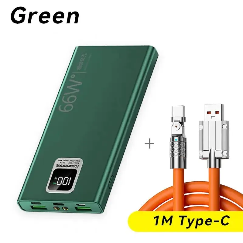 Power Bank 66W 30000mAh Super Fast Charging & Recharging External Battery