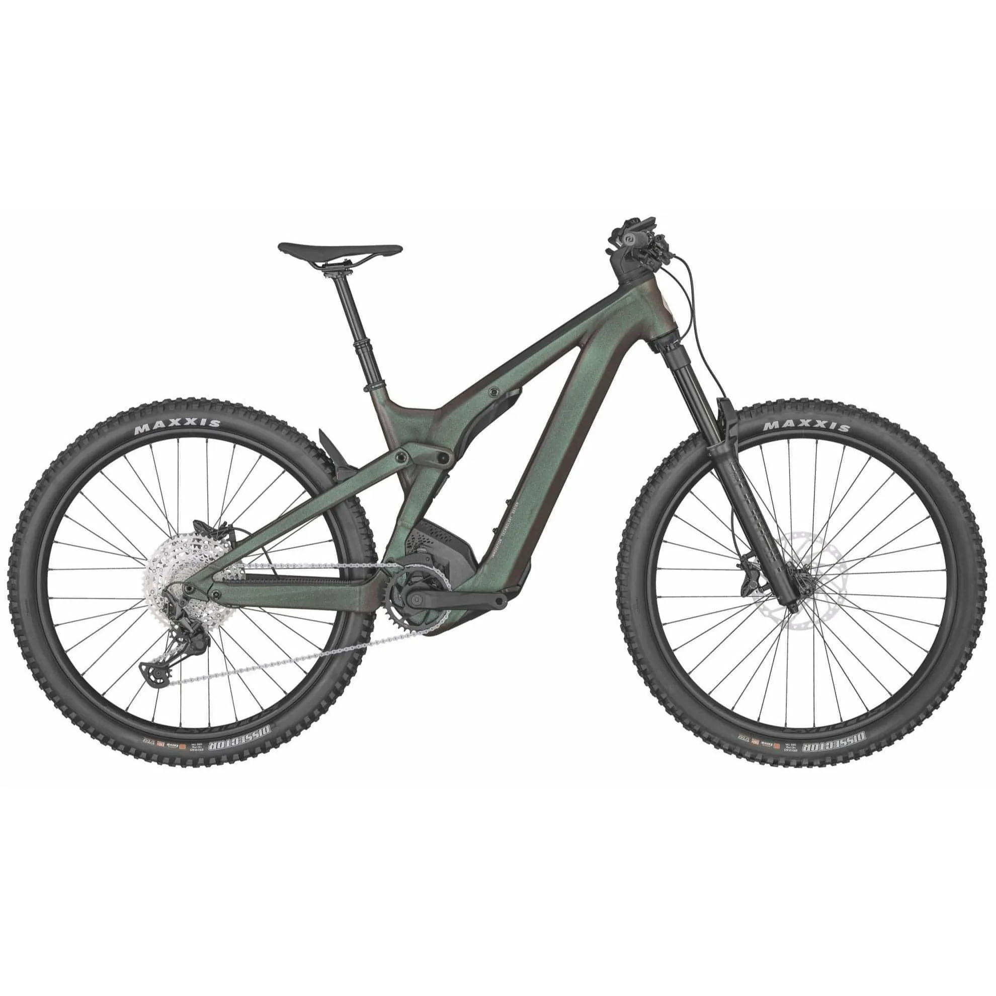 Scott Patron eRIDE 920 Electric Mountain Bike 2022 - Black & Green