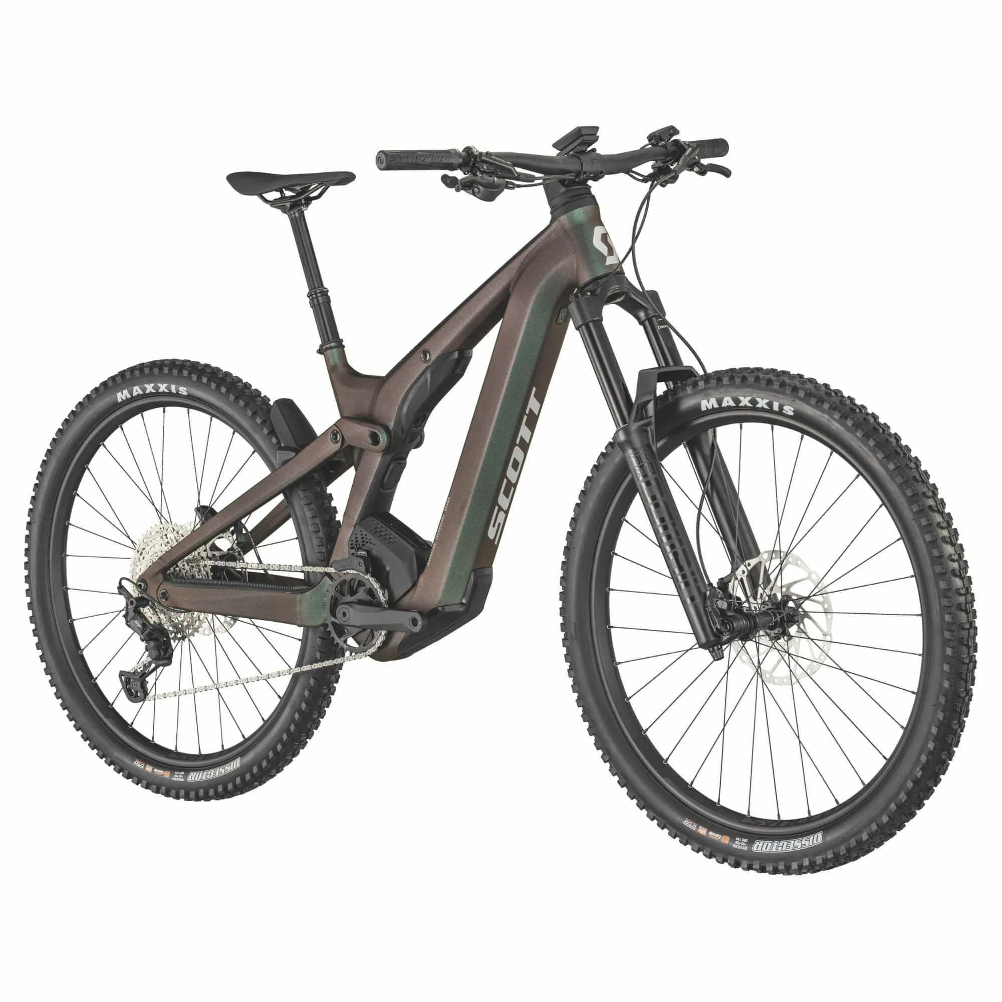 Scott Patron eRIDE 920 Electric Mountain Bike 2022 - Black & Green