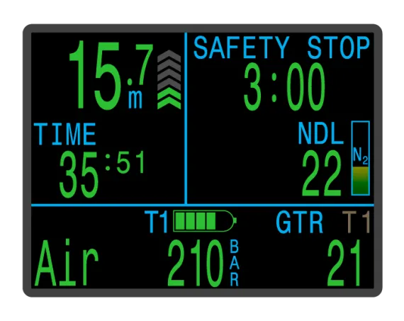 Shearwater Petrel 3 Dive Computer with Optional Swift Transmitter