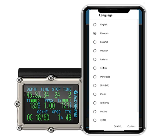 Shearwater Petrel 3 Dive Computer with Optional Swift Transmitter