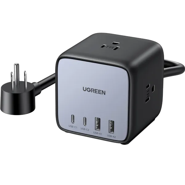 UGREEN 65W USB C GaN Charging Station-7 Ports Desktop Charger