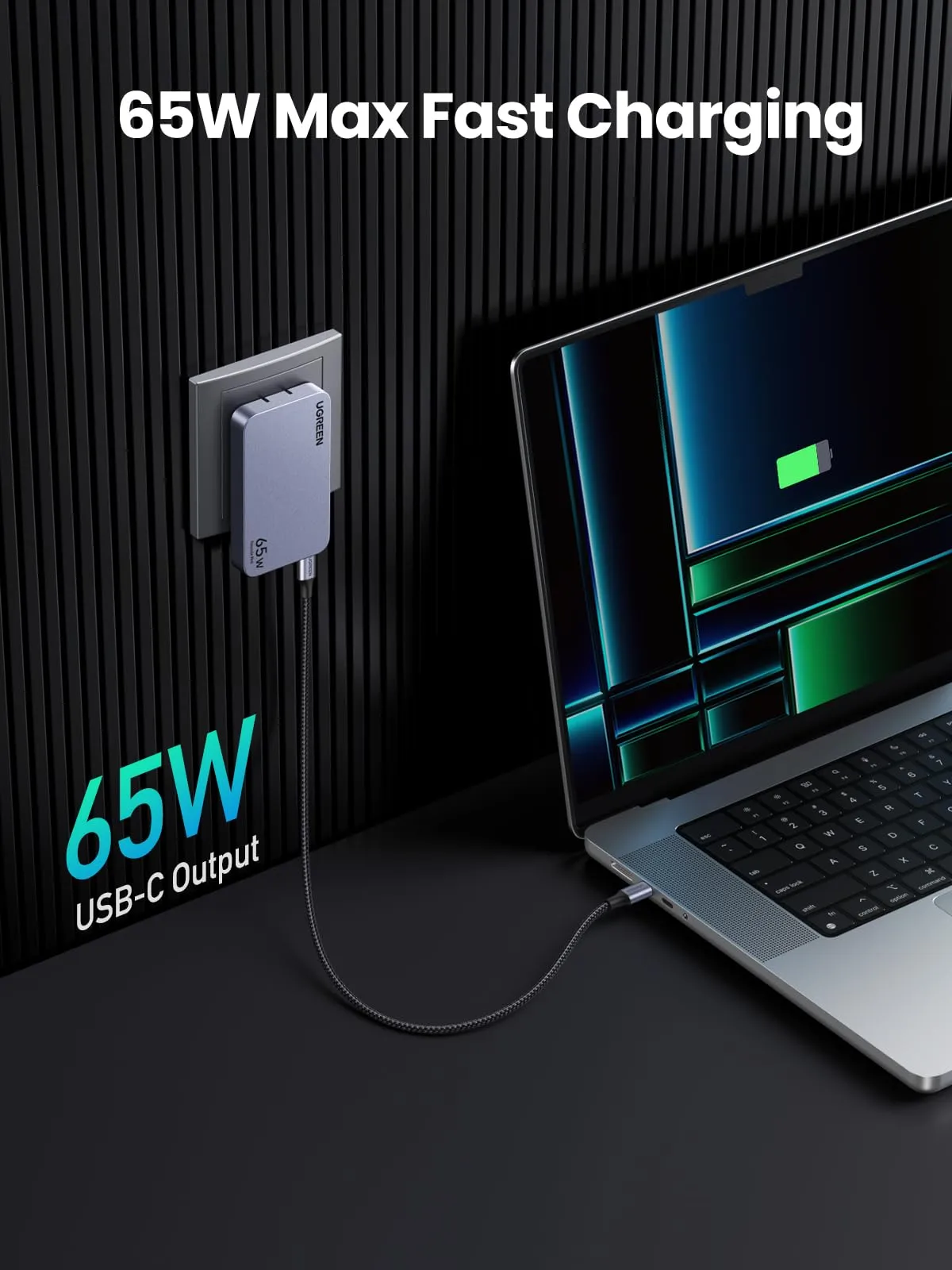 UGREEN Nexode Pro 65W 3-Port GaN Ultra-Slim Fast Charger