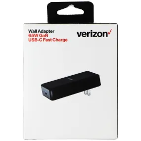 Verizon (65W) GaN USB-C Fast Charge Wall Adapter - Black