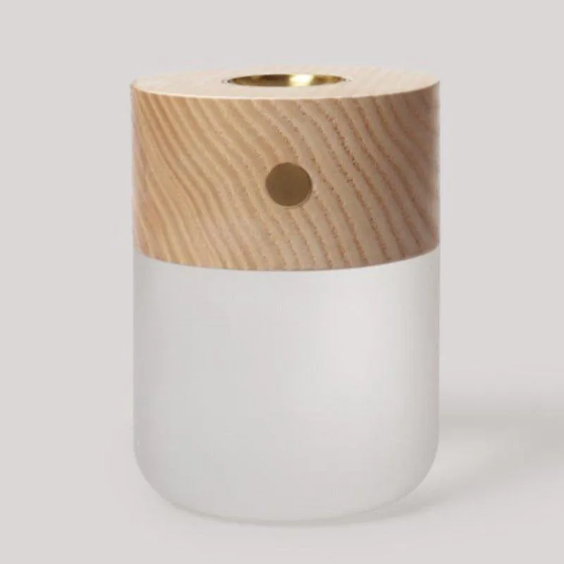 Wooden Aroma Diffuser Touch Switch Three-level Dimming Table Lamp