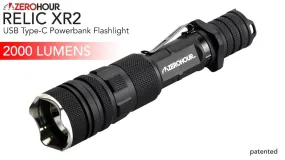 ZeroHour Relic XR2 2000 Lumens Flashlight Set