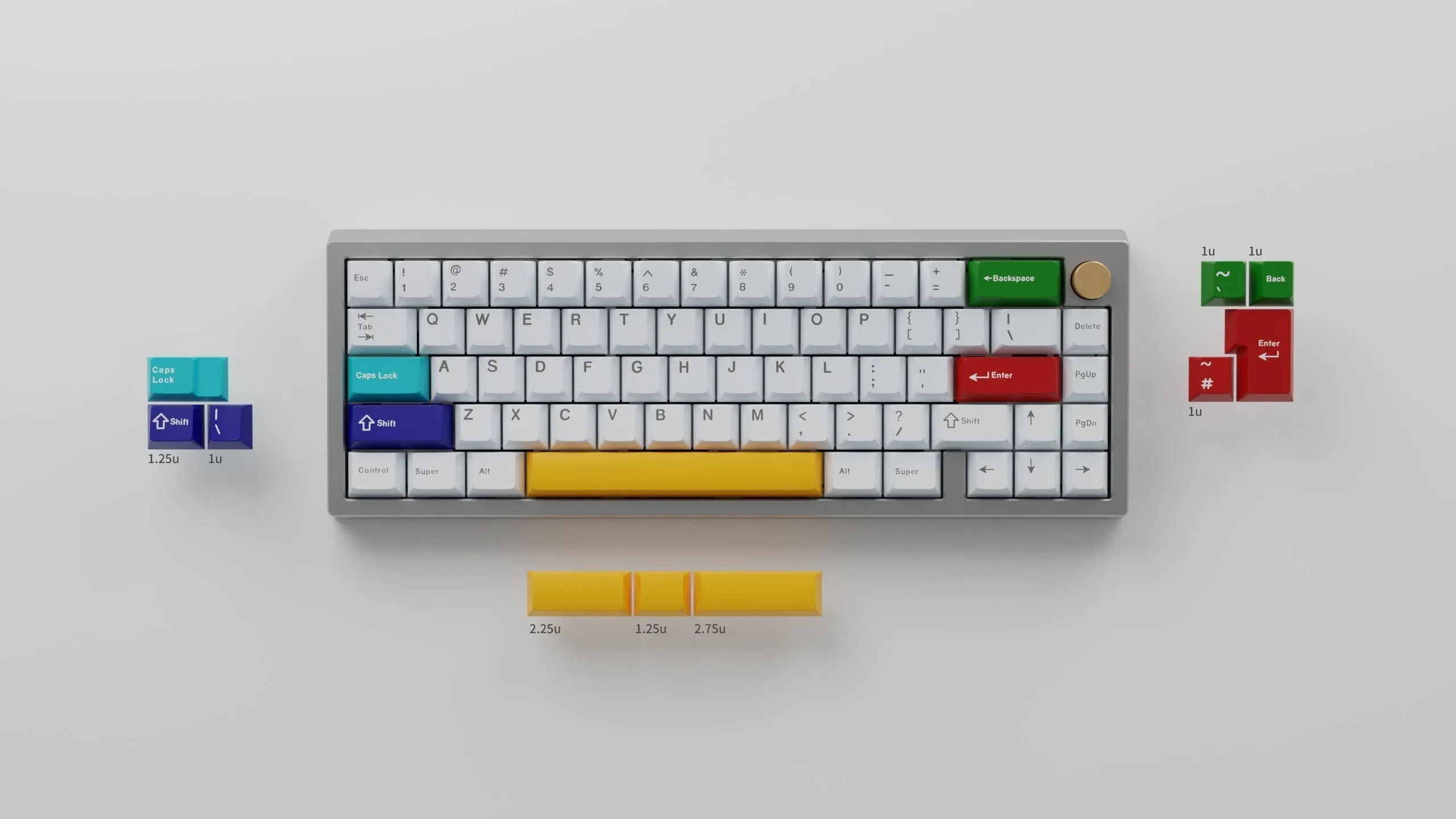 Zoom65 Essential Edition V2 - Cyber Yellow Mechanical Keyboard Kit